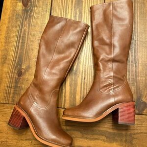 Seychelles Itinerary Boot in Tan Leather